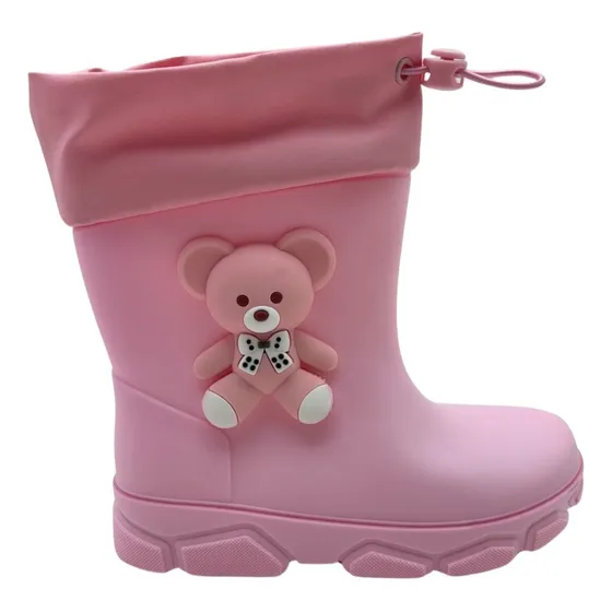 Bota Calzado De Lluvia De Goma Para Niña