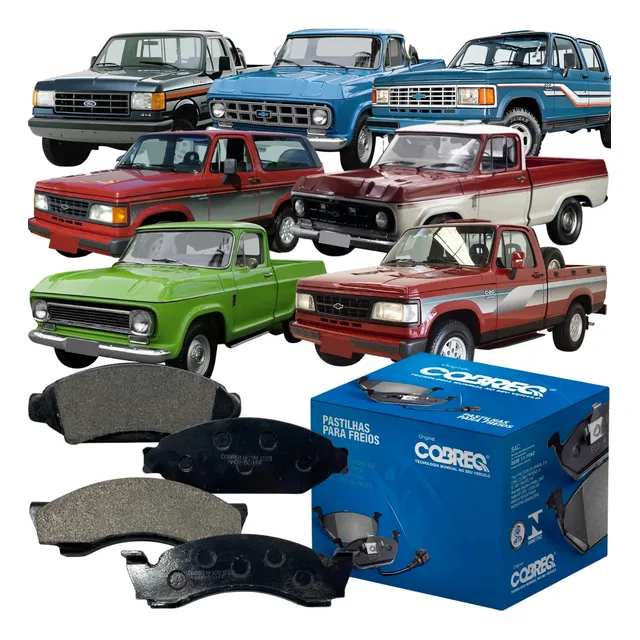 Pastilha Freio Cobreq Ford F1000 Gm A10 A20 C10 C14 C20 D10 