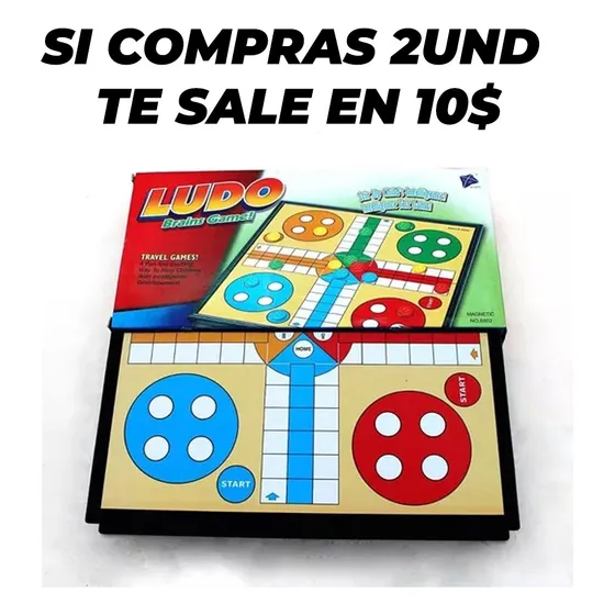 Ludo Juego De Mesa Portatil Magnetico
