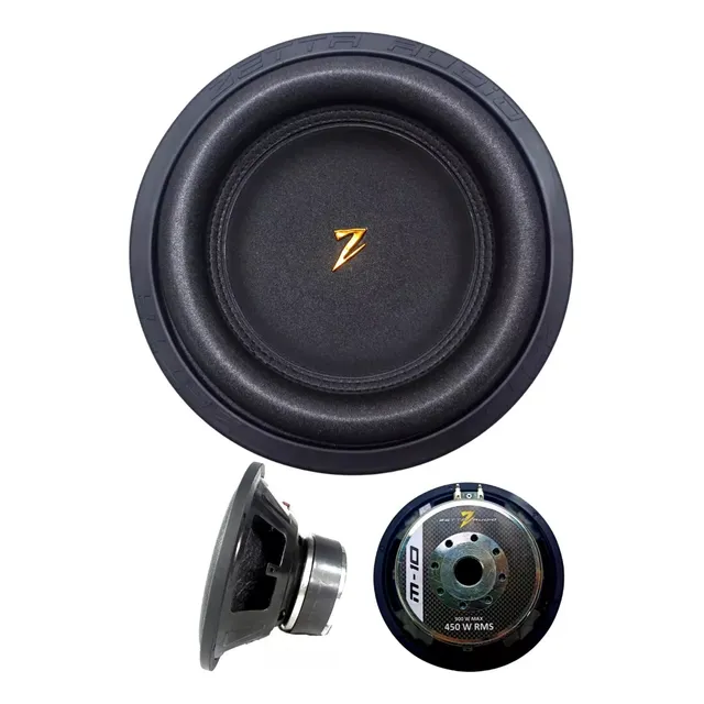 Subwoofer Zetta Audio 10 Polegadas 450 Rms 4 Ohms M10 450