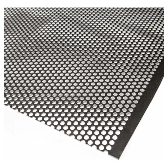 Chapa Perforada Hierro 1x2, Esp 0.71mm, Agujero 8mm, Ec 10mm