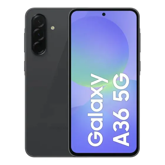 Samsung Galaxy A36 negro de 128 GB y 6 GB de RAM