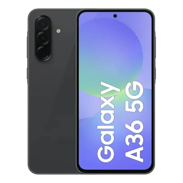 Samsung Galaxy A36 negro de 128 GB y 6 GB de RAM
