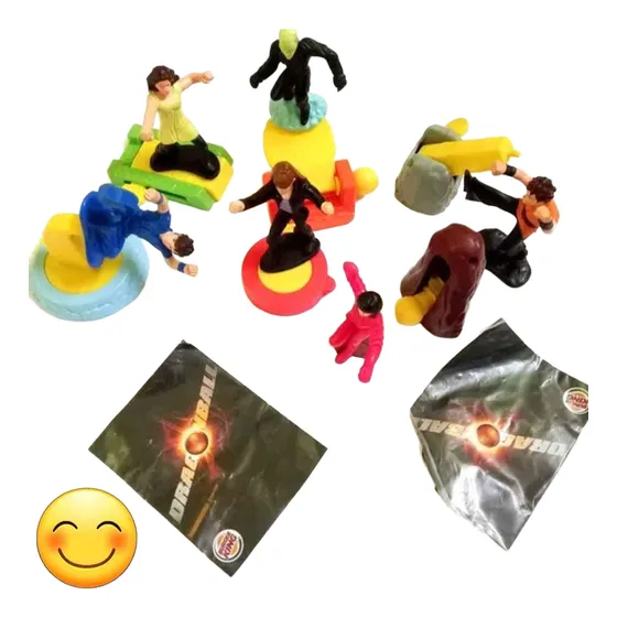 Set De Muñecos De Dragon Ball Burger King 2009