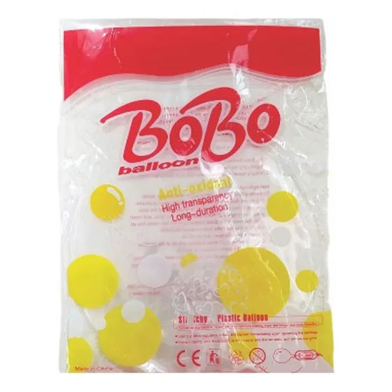 Kit 30 Balão Bubble Cristal Transparente 18 Polegadas 45cm
