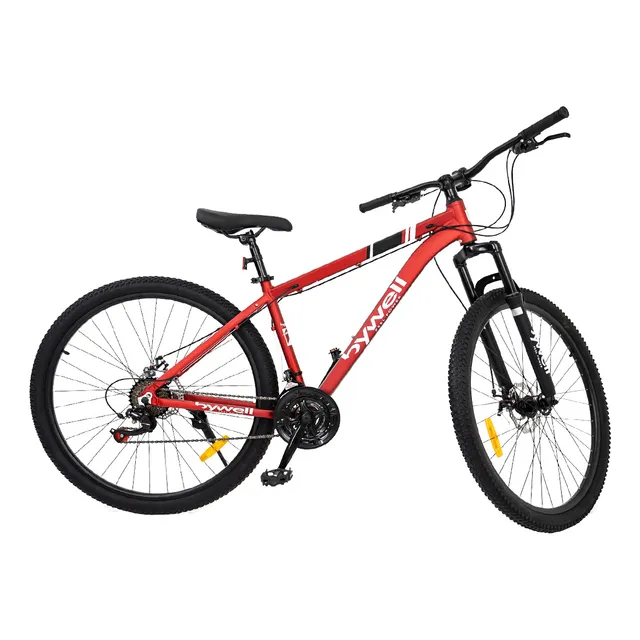 Bicicleta De Montaña Bywell Rodada 29 Velocidad 24 Aluminio Color Rojo