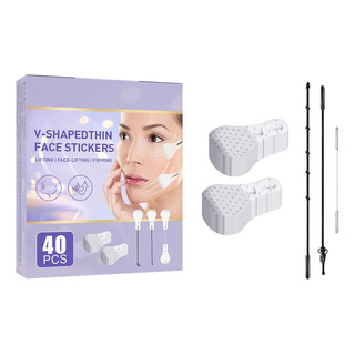 Cinta De Estiramiento Facial En Forma De V, Pegatina De Esti Cinta De Estiramiento Facial En Forma De V, Pegatina De Esti
