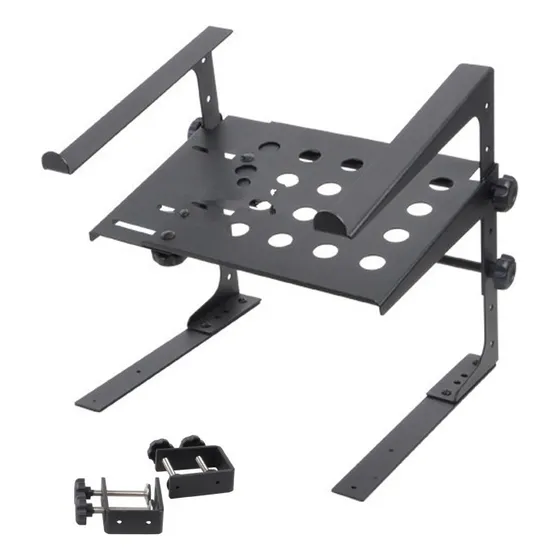 Base Laptop Metálica Soporte Mesa Y/o Controlador De Dj