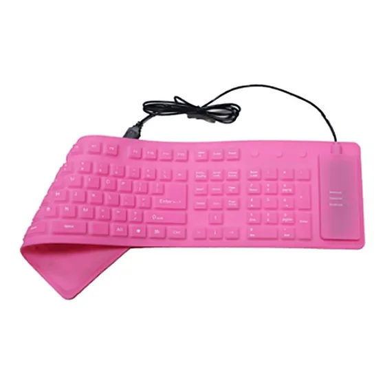 Teclado Flexible De Goma Para Computadora  Laptop Usb Nuevo