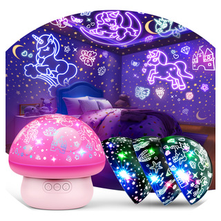 3in1 Lámpara De Noche Estrella Proyector Unicorn,regalo Niña 3in1 Lámpara De Noche Estrella Proyector Unicorn,regalo Niña