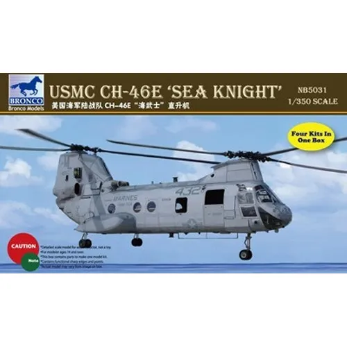 Bronco Models Usmc Kits Ch-46e  Mar Knight  Modelo Plastico