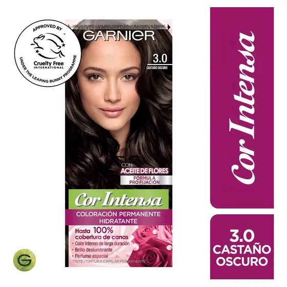 Tintura Tono 3.0 Castaño Oscuro Cor Intensa Garnier