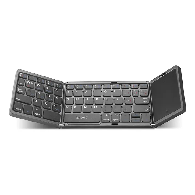 Teclado Bluetooth Inalámbrico Plegable Touchpad Universal