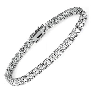 Mdfun Pulsera De Tenis De Zirconia Cúbica 4.0 Chapada En Oro Mdfun Pulsera De Tenis De Zirconia Cúbica 4.0 Chapada En Oro