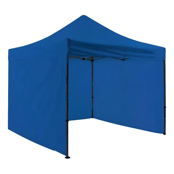 Toldo Plegable Pared Azul 3x3 + Pared Laterales Toldo