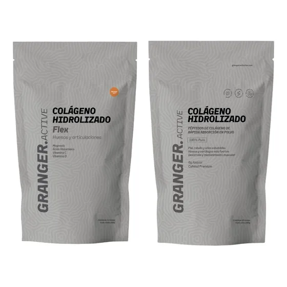 Granger Colageno Hidrolizado Clear + Flex Naranja 250g - 3c