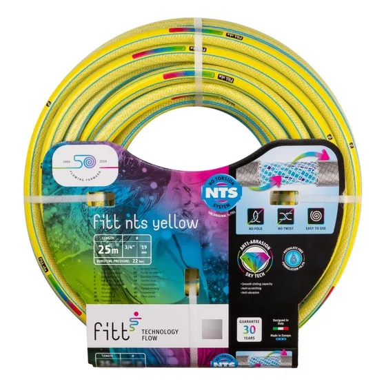 Manguera De Riego Fitt Nts Yellow 3/4 50m
