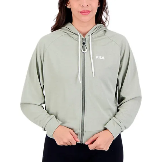 Campera Fila Flow Mujer Deportiva Con Capucha 2 Bolsillos