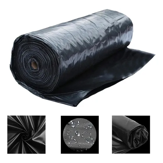 Hule O Polietileno Negro Rollo 25kg Cal.600 Grueso 1a12