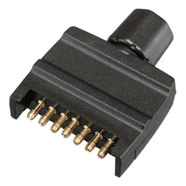Conector Ficha Plano Tráiler 7 Vías Semirremolque