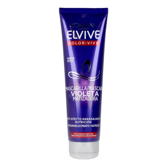 Elvivecolor-vive Máscara Morado Matizadora Efecto Anaranjado