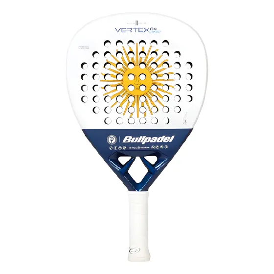Paleta Padel Bullpadel Vertex 04 Comfort Argentina Carbono Color Azul