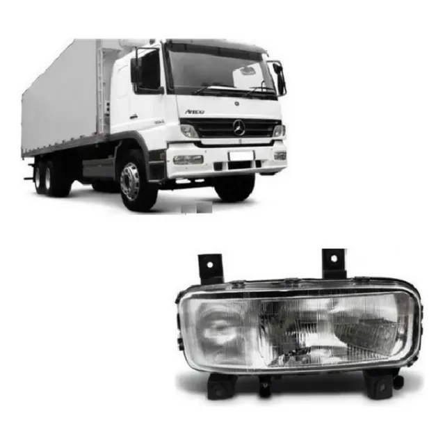 Farol Atego 1418 1518 1718 2425 2428 C/auxiliar Neblina L.e