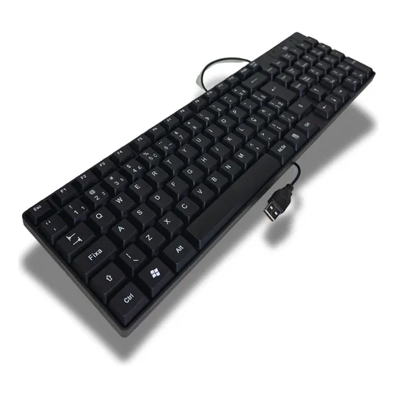Teclado Computador Com Fio Usb Multilaser Basico Tf100 Slim