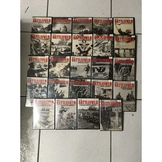 Coleção Completa Battlefield Dvd 24 Discos - Abril