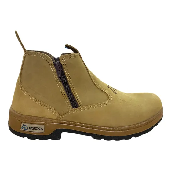 Bota Calzado Equina Simil Cuero Impermeable Modelo Agrícola