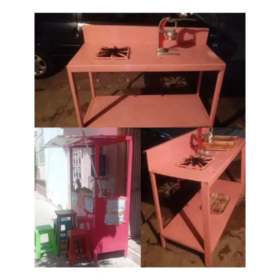 Combo De Muebles Emprendimientos De Comida, Stand Mas Cocina