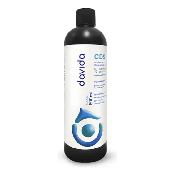 Cds Dióxido De Cloro Al 3000 Ppm 500 Ml Davida