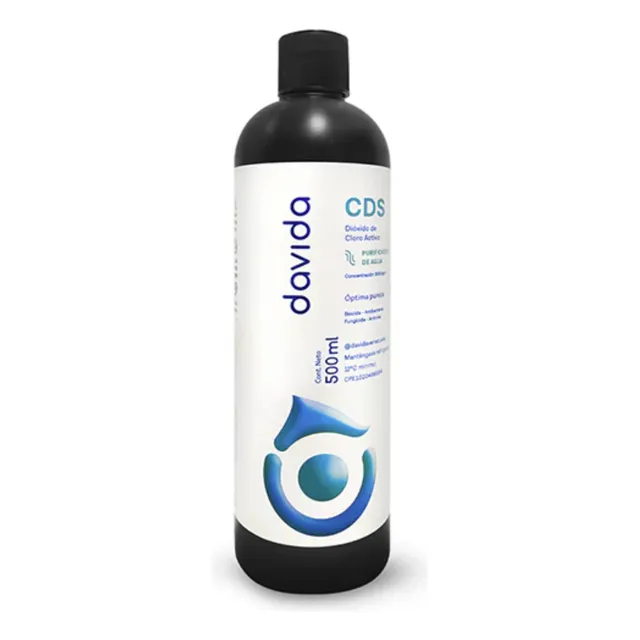 Cds Dióxido De Cloro Al 3000 Ppm 500 Ml Davida