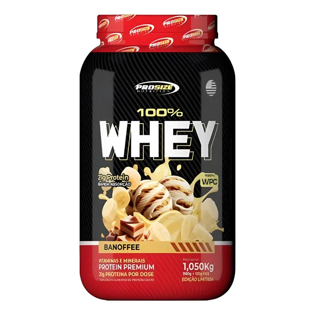 Whey Concentrado Prosize 1050g Ganho De Massa E Recuperação