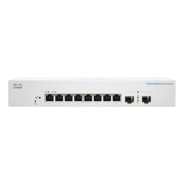 Cisco Business Cbs220-8t-e-2g Smart Switch