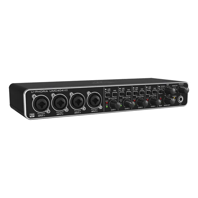 Interfaz Modelo Umc-404hd Behringer Negro