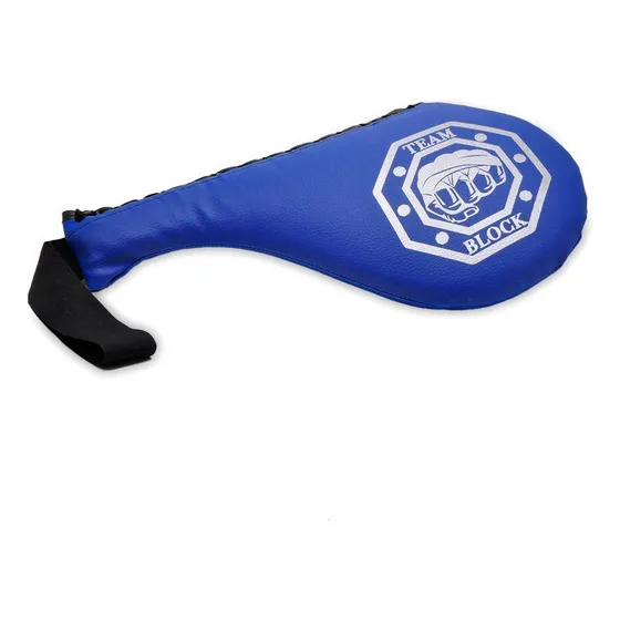 Raquete Chute Para Treino Muay Thai Karatê Resistente Cor Azul