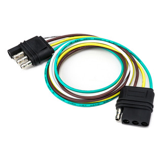 Adaptador De Cable De Remolque De Enchufe Plano De 4 Pines C Adaptador De Cable De Remolque De Enchufe Plano De 4 Pines C