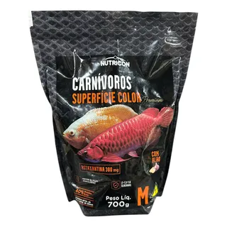 Ração Nutricon Carnivoros SuperfĂcie Color M 700gr Com Alho Ração Nutricon Carnivoros SuperfĂcie Color M 700gr Com Alho