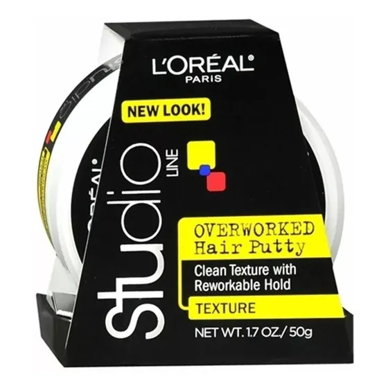 Loreal Studio Line Overworked Pomada Cabelo Hair Putty Gel