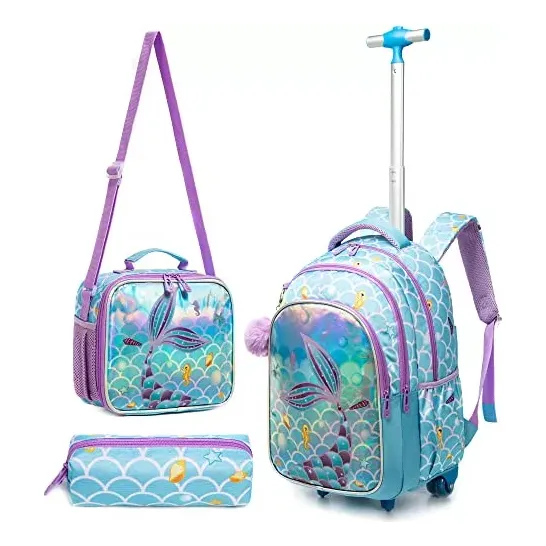 Bolso Jasminestar Sirena Con Tres Piezas
