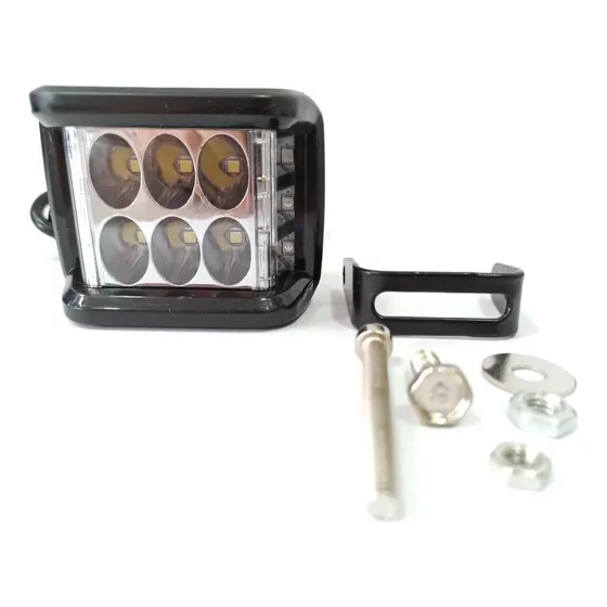 1 Exploradora 12 Led 12v 12w Blanco Federal Fijo Flasher