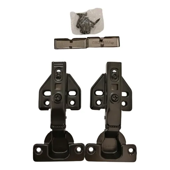 Bisagra Recta Negra Cazalota 35 Cm Con Frenos Security Top Q