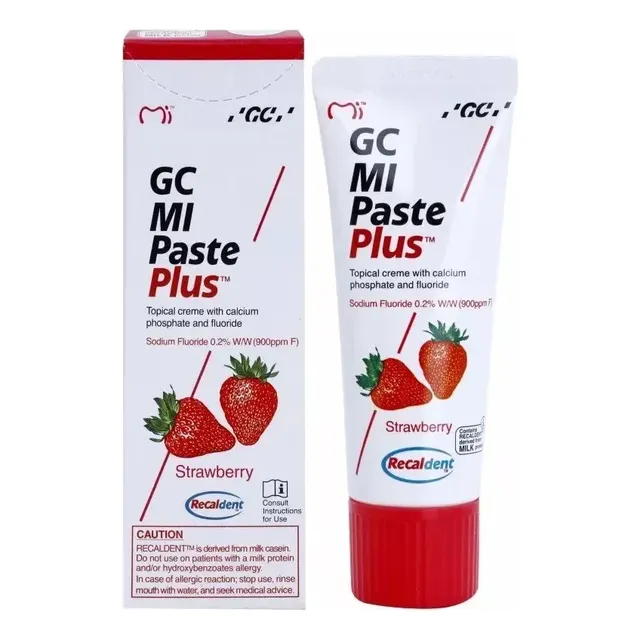 Mi Paste Plus Recaldent Sabor Fresa Gc