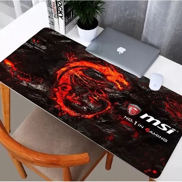 Mouse Pad Grande Largo Gamer Gaming Msi Varios Estampados Pc