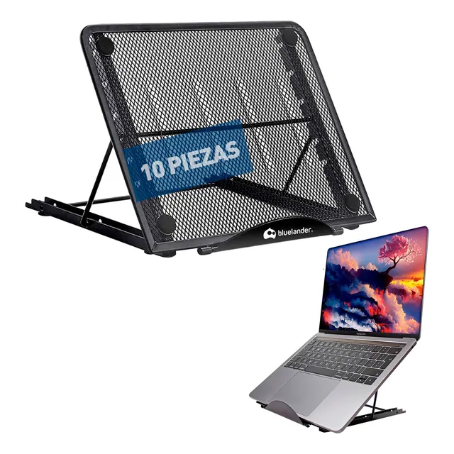 10 Bases Soporte Para Laptop Portátil Y Ajustable