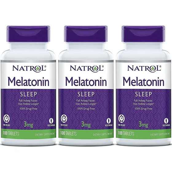 Suplemento Natrol, Melatonina, Liberación Prolongada, 10 Mg,