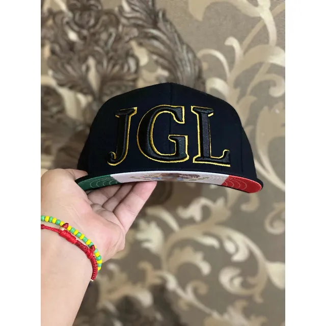 Gorra Jgl Snapback Visera Bandera De Mexico Joaquin Guzmán