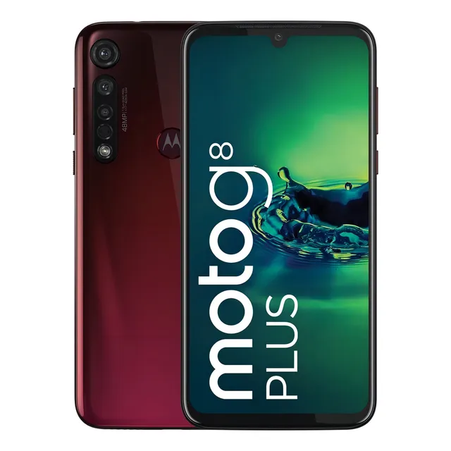 Celular Motorola Moto G8 Plus 4g 64gb 4gb Dual Sim Color Rojo - Excelente (Reacondicionado)