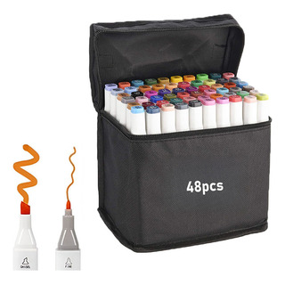 Juego De 48 Rotuladores Multicolores Para Pintar Y Dibujar D Juego De 48 Rotuladores Multicolores Para Pintar Y Dibujar D